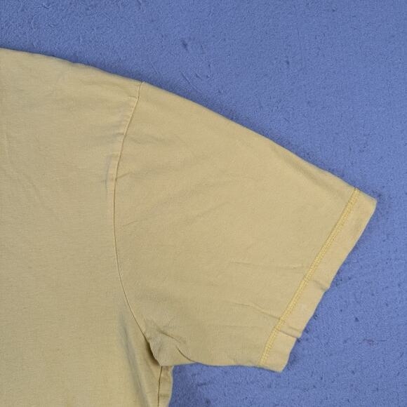 Vtg‎ Y2K Bugle Boy T-Shirt Men’s Large Yellow Skull Gothic Armor Tattoo Print - Picture 14 of 16